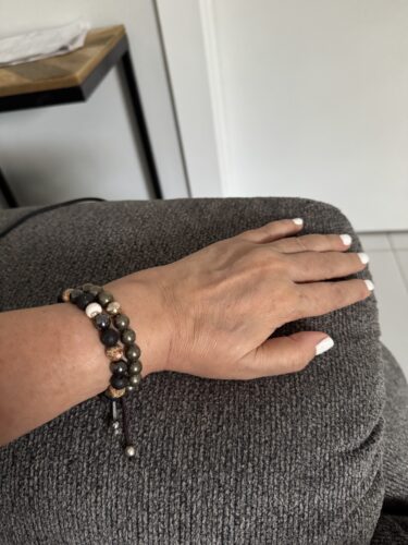 Brazalete Obsidiana Negra Guardián photo review