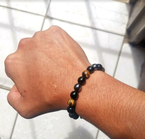 Brazalete Obsidiana Negra Guardián photo review